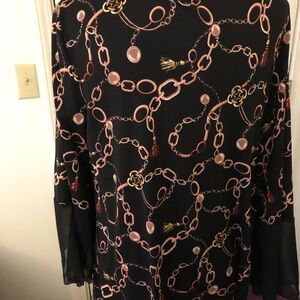 Women’s Elliott & Vine Plus Link Top Shirt Blouse 1X